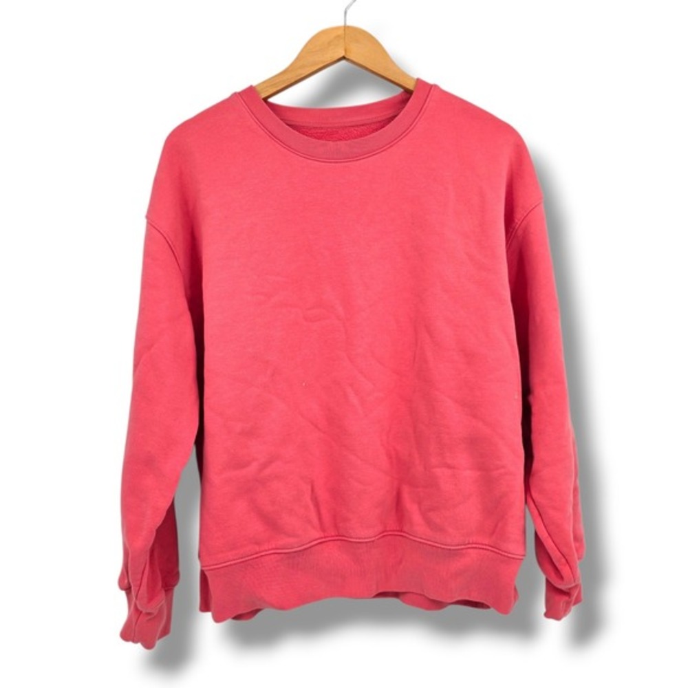 American Eagle Outfitters Coral Pink Crewneck Sweatshirt Women's Size Small